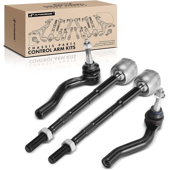 A-Premium 4Pcs Inner & Outer Tie Rod End Kit Compatible with Chevrolet Blazer 2019-2021 & Cadillac XT6 2020-2021, Replaces# 23214215, 84214378