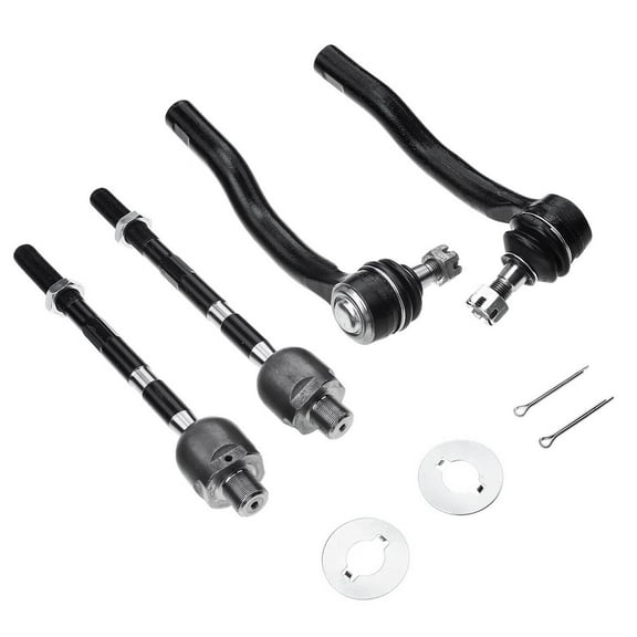 A-Premium 4Pcs Inner Outer Tie Rod End Kit Compatible with Nissan Titan 2004-2015 Armada 2005-2015/2017-2019 Pathfinder Armada Infiniti QX56 QX80
