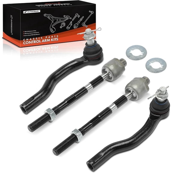 A-Premium 4Pcs Inner Outer Tie Rod End Kit Compatible with Nissan Titan 2004-2015 Armada 2005-2015/2017-2019 Pathfinder Armada Infiniti QX56 QX80