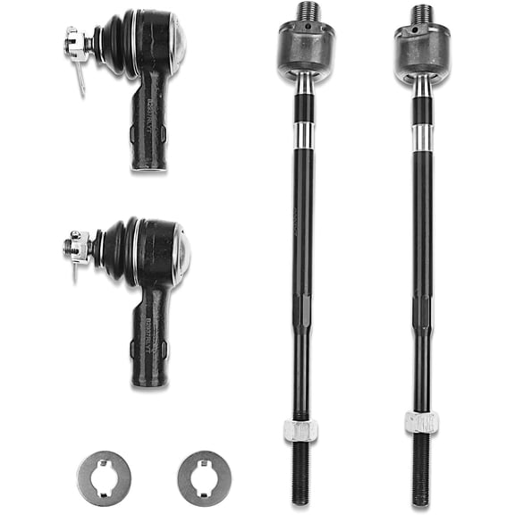 A-Premium 4Pcs Inner Outer Tie Rod Ends Kit Compatible with Mitsubishi Mirage 1993-2002 Dodge Colt Plymouth Colt 1993-1994 Eagle Summit 1993-1995