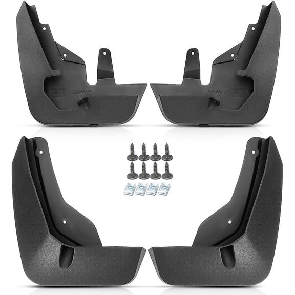 A-Premium 4Pcs Mud Flaps Splash Guards Mudguards Compatible with Chevrolet Tahoe 2021-2023, Suburban 2021-2023 Sport Utility with Hardware, Front and Rear, Replace# 84433550