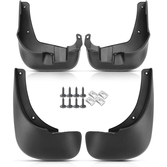 A-Premium 4Pcs Mud Flaps Splash Guards Mudguards Compatible with Hyundai Santa Fe 2009 2010 2011 2012 2013, Front and Rear