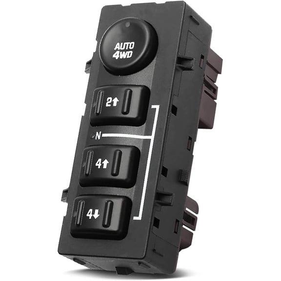 A-Premium 4WD Wheel Drive Switch 4x4 Transfer Case Button | Compatible with Chevy Silverado Chevy Avalanche Tahoe GMC Sierra Yukon 2003-2007 Cadillac Escalade 2006 2007, Direct-Fit