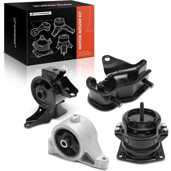 A-Premium 4pcs Engine Motor Mount and Transmission Mount Set Compatible with Honda Pilot 2006-2008 3.5L & Acura MDX 2003-2006 3.5L, Automatic Transmission