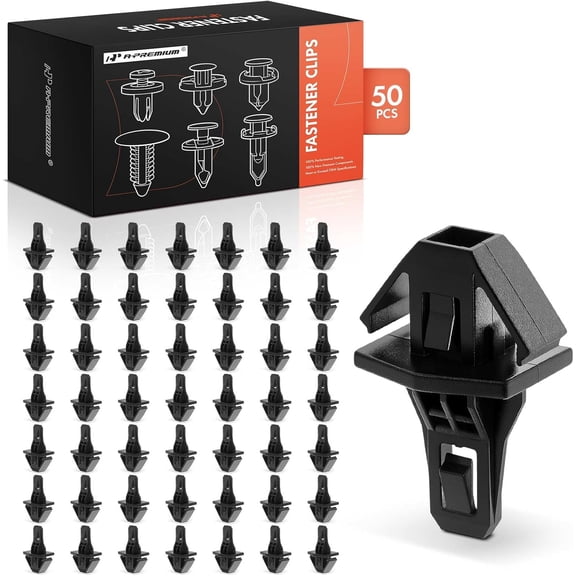 A-Premium 50 PCS Black Radiator Grille Clip Retainer Compatible with Honda Accord 1994-2024