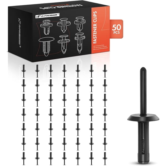 A-Premium 50 PCS Blind Rivet Car Retainer Fastener Push Pin Clips Compatible with GM Models - for 7.14mm