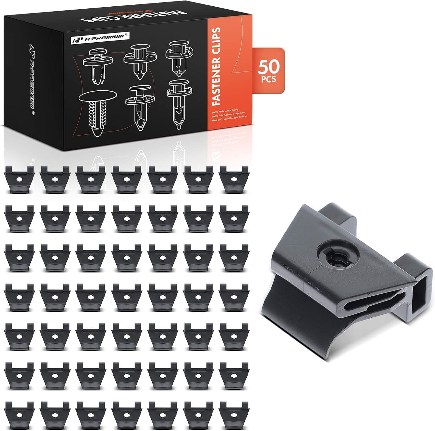 A-Premium 50 PCS Bumper Cover Clips Fastener Compatible with Toyota Camry 2012-2024, Avalon 2012-2024, Mirai 2016-2024 & Lexus CT200h 2010-2024, HS250h 2010-2024