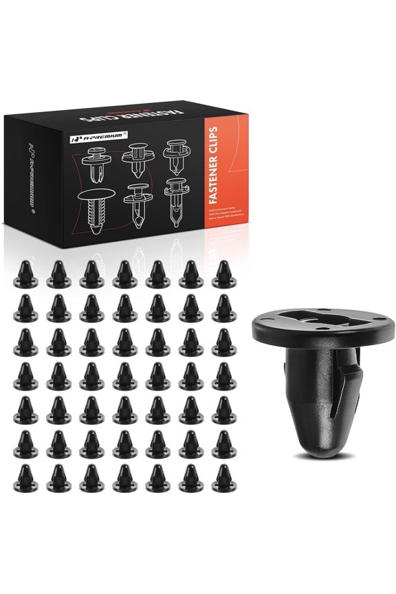 50 PCS Bumper Cover Grommet Car Retainer Fastener Push Pin Clips Compatible with Mitsubishi Outlander Mirage Lancer Eclipse Eclipse Expo Galant Chrysler Sebring Stratus - for 13mm