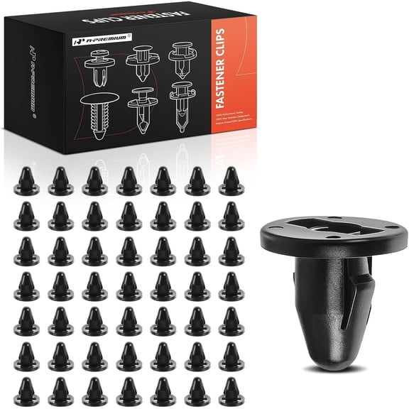 A-Premium 50 PCS Bumper Cover Grommet Car Retainer Fastener Push Pin Clips Compatible with Mitsubishi Outlander Mirage Lancer Eclipse Eclipse Expo Galant Chrysler Sebring Stratus - for 13mm