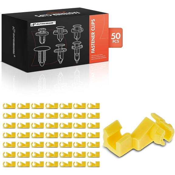 A-Premium 50 PCS Door Lock Handle Snap Retainers Clips Compatible with Toyota Camry 1992-1996, Tacoma 1995-2004, Previa 1991-1997 & Lexus RX300, ES250, ES300, IS300, LS430, SC430 - for 8.5mm Hole