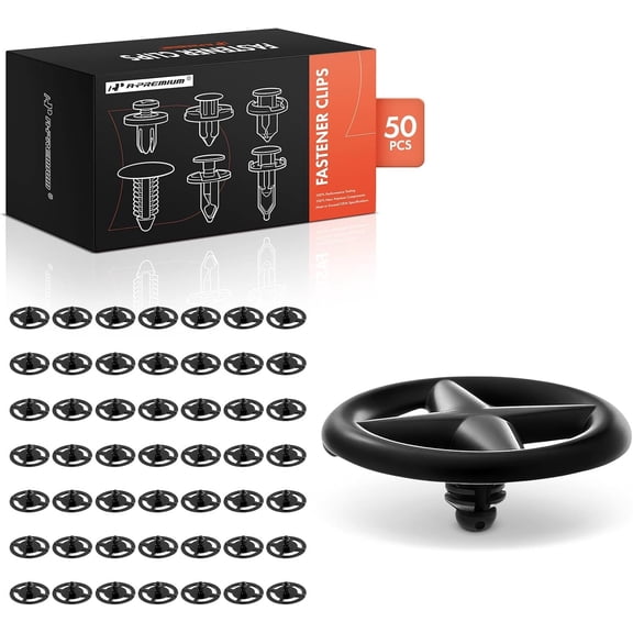 A-Premium 50 PCS Hood Insulation Retainer Clips Compatible with Nissan Altima, Rogue, Sentra, Versa, Frontier, Murano, Pathfinder, Maxima, Armada, Juke, Leaf & Infiniti & Mercury - for 7mm Hole
