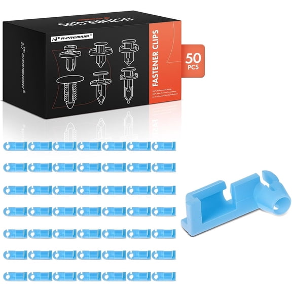 A-Premium 50 PCS Left Side Door Lock Rod End Clip Retainer Fastener Compatible with Mazda Models - for 6mm Hole