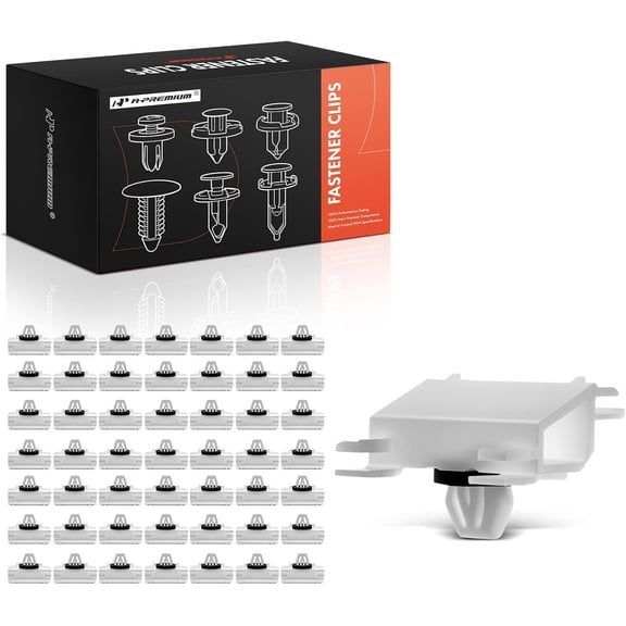 A-Premium 50-Pack Nylon Lower Side Vent Grille Trim Car Retainer Fastener Push Pin Clips Compatible with Land Rover Range Rover 2003-2012