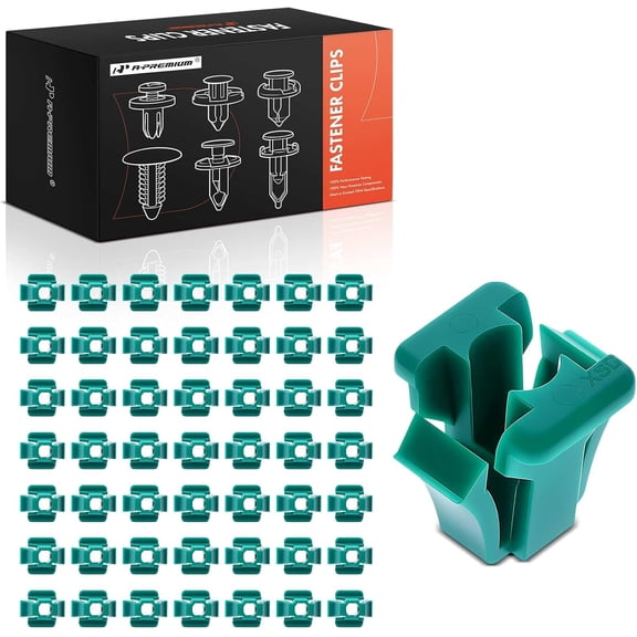 A-Premium 50 PCS Retainer Clip Fasteners Compatible with Chevrolet Tahoe, Suburban 1500, Suburban 2500, Blazer, C10 C20 C1500 Suburban & GMC Yukon, Yukon XL 2500, Jimmy, K15 & Oldsmobile Bravada