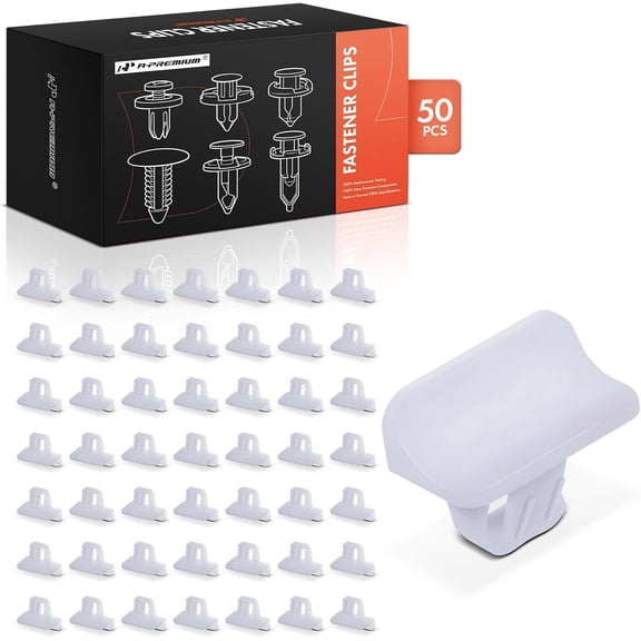 A-Premium 50 PCS Retainer Clip Fasteners Compatible with Ram 1500 & Jeep Grand Cherokee, Wrangler, Cherokee, Compass, Gladiator & Dodge Journey, Durango, Challenger & Chrysler 300, Pacifica