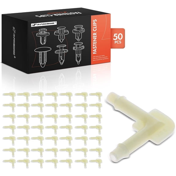 A-Premium 50 PCS Retainer Clip Fasteners Compatible with GM, Ford & Chrysler Models
