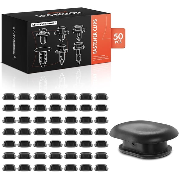 A-Premium 50 PCS Rubber Rear Tie Down Plug Retainer Clips Fastener Compatible with Honda Model