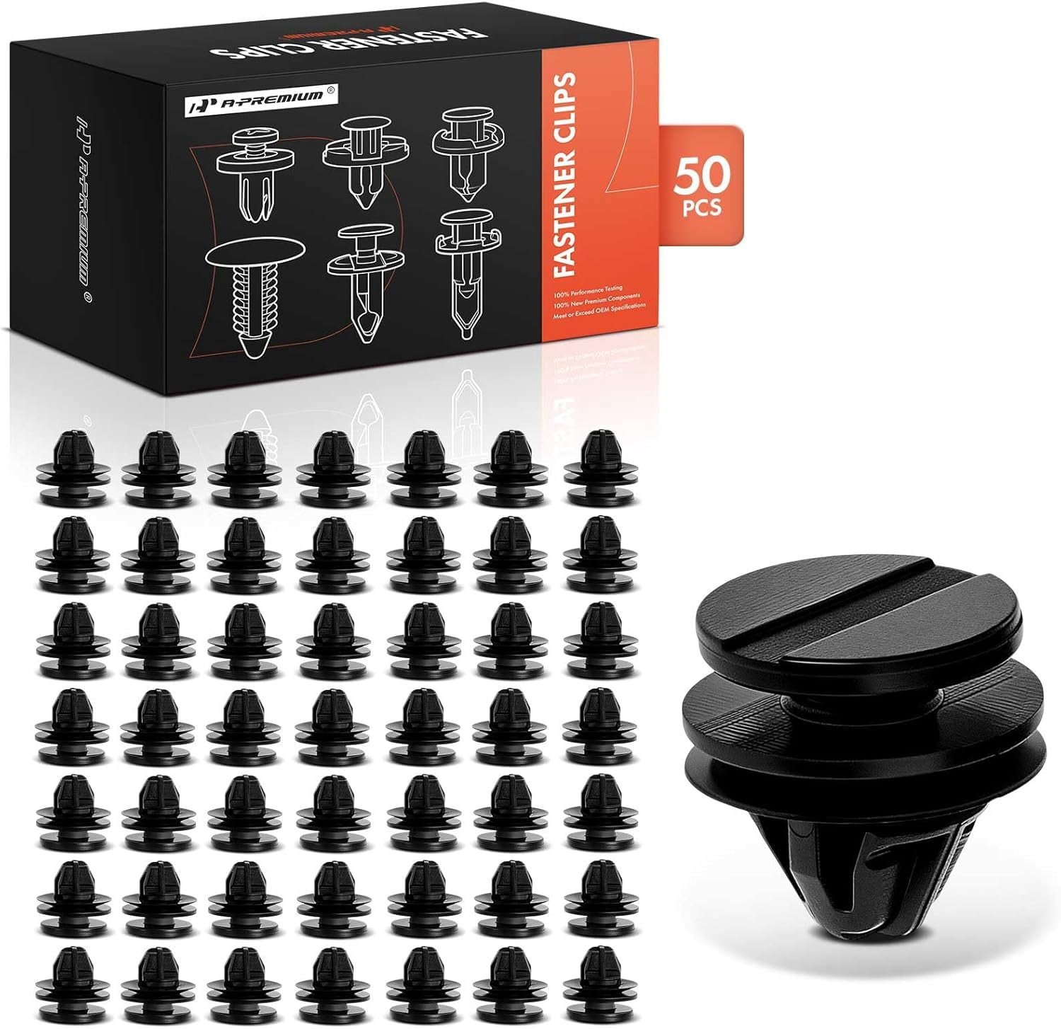 A-Premium 50 PCS Wheel Opening Molding Retainer Clip Compatible with ...