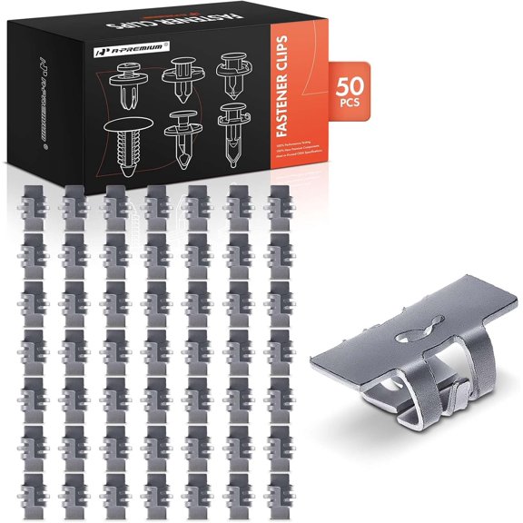 A-Premium 50PCS Metal Radiator Grille Nuts Compatible with GM Trucks C & K, 1, 2 & 3, 1993-2024