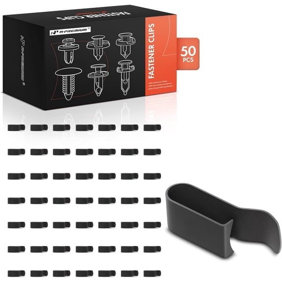 A-Premium 50PCS Metal Wire Loom Clamp Clips Fastener Compatible with Ford & GM Models