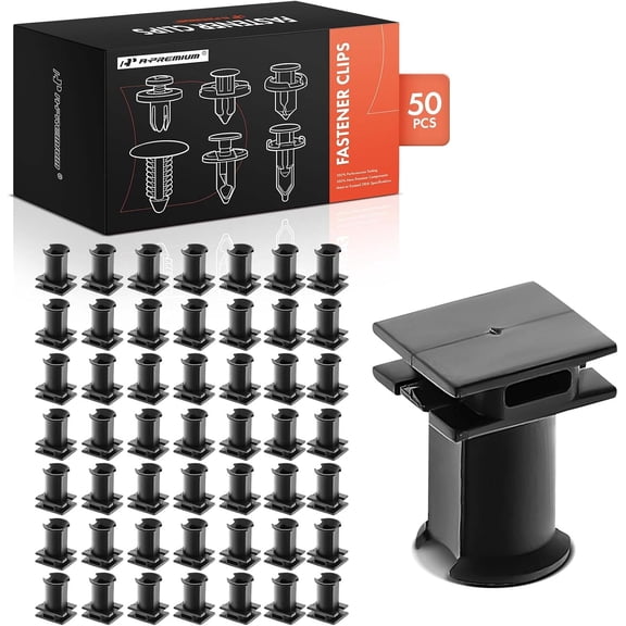 A-Premium 50 PCS Door Sill Plate Floor Mat Car Retainer Fastener Push Pin Clips Compatible with VW Jetta Passat Golf GTI Arteon e-Golf Golf Alltrack Golf R Golf R Golf R Golf Sport Wagen ID.4 Rabbit