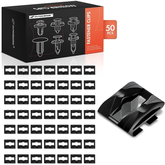 A-Premium 50-Pack Nylon Front Bumper & Tow Bracket Cover Car Retainer Fastener Push Pin Clips Compatible with Land Rover Range Rover 2006-2009 LR4 2010-2016 LR2 2013-2015 LR3 2006-2009 - for 12.7mm