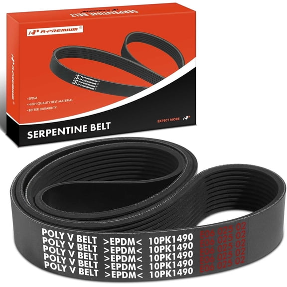 A-Premium 58.66 Inch Engine Serpentine Drive Belt Compatible with International Harvester ProStar 2016 2017 2018, 12.4L