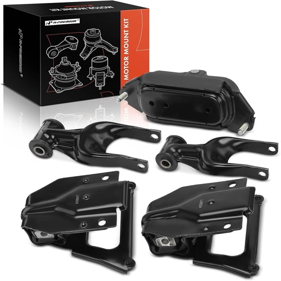 A-Premium 5PCS Engine Motor Mount and Torque Strut Mount Kit Compatible with Chevrolet Impala 2000-2003 & Buick LaCrosse/Allure 2005-2009 & Pontiac Grand Prix 2004-2008, 3.4L 3.6L 3.8L