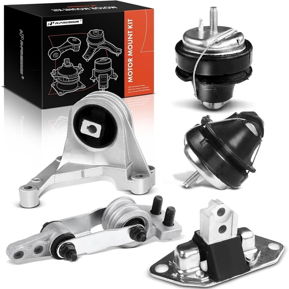 A-Premium 5PCS Engine Motor Mount and Torque Strut Mount Set Compatible with Volvo XC90 2003-2006, S60 2001-2004, XC70 2003-2005, V70 2001-2003, Replace# 30748811, 30680770