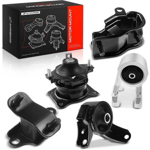 A-Premium 5PCS Engine Motor Mount Transmission Mount Set Compatible with Honda 2005 2006 Odyssey EX LX, VTEC, 3.5L, Replace# 50830SDAA04 50810SDAA00 50805S3VA81 50806SHJA01