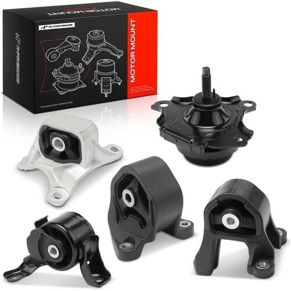 A-Premium 5PCS Engine Motor Mount and Transmission Mount Set Compatible with Honda Element 2003-2010 2.4L, 4WD, Manual Transmission, Replace# 50840S6M010, 50840S6MJ01