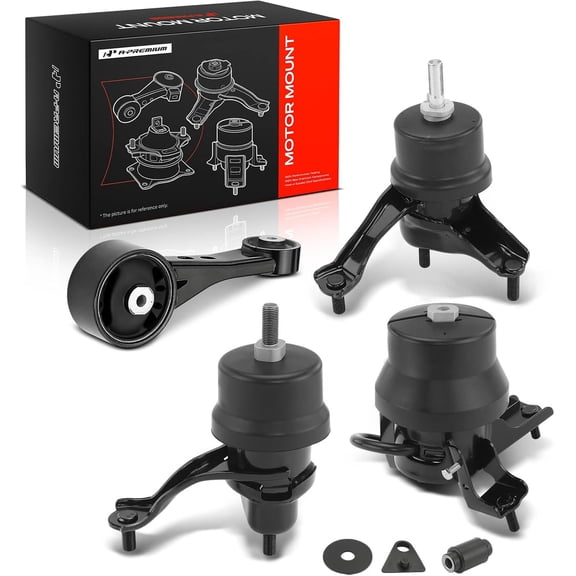 A-Premium 5PCS Engine Motor Mount and Transmission Mount and Torque Strut Mount Kit Compatible with Toyota Sienna 2011 2012 2013 2014 3.5L, AWD, Automatic Transmission, Replace# 123630P100