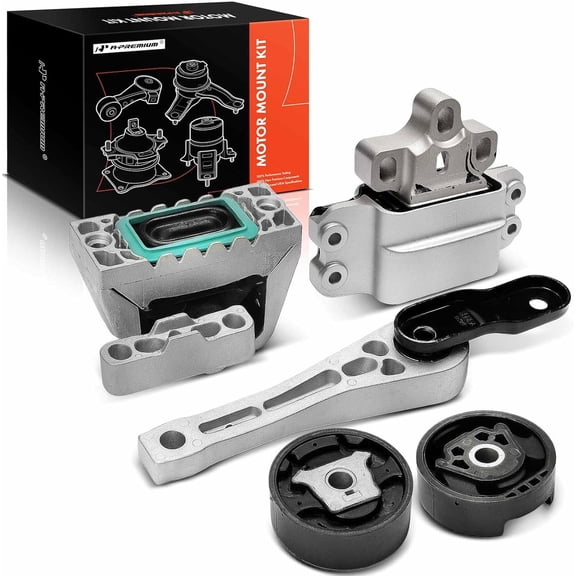 A-Premium 5PCS Engine Motor Mount Transmission Mount and Torque Strut Mount Set Compatible with Volkswagen Jetta 2006-2009 2012-2017, Jetta City 2009-2009, Golf R, Beetle & Audi A3, A3 Quattro, 2.0L