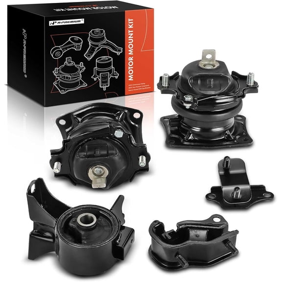 A-Premium 5PCS Engine Motor Mount and Transmission Mount Set Compatible with Honda Odyssey EX-L EXL Touring 2005 2006 V6 3.5L