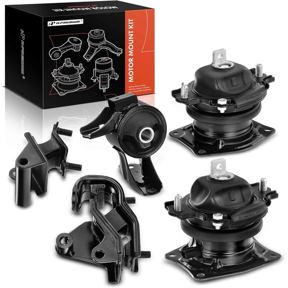 A-Premium 5PCS Engine Motor Mount and Transmission Mount Set Compatible with Honda Odyssey EX-L EXL Touring 2007 3.5L, Automatic Transmission, i-VTEC