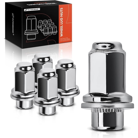 A-Premium 5PCS M12-1.5 Wheel Lug Nuts Compatible with Toyota Camry Corolla Tacoma Highlander Tundra Sienna 4Runner & Lexus RX300 RX400h ES300 IS300 & More, 611-167 Wheel Lug Nut
