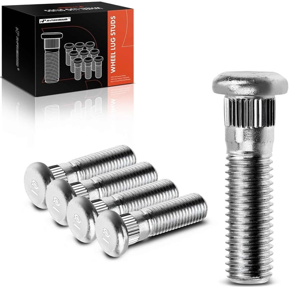 A-Premium 5Pcs M12-1.50 Wheel Studs Compatible with Honda CR-V, Civic, Accord, Pilot, Odyssey, HR-V, Crosstour & Acura RDX, TLX, TSX, TL, RL, NSX, CL, Legend & Isuzu Oasis