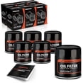 thumbnail image 1 of A-Premium 6-PC 10K Miles Protection Spin On Oil Filter Compatible with Chevrolet & GMC & Jeep & Buick & Cadillac & Saab & Checker & Isuzu & Oldsmobile & Pontiac & AMC & Hummer & Shelby & Workhorse, 1 of 6