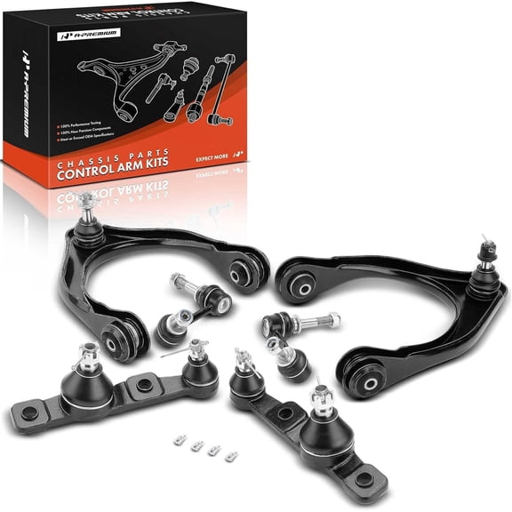 A-Premium 6-PCS Front Control Arm with Ball Joint Compatible with Lexus GS300 2006 GS350 GS450h 2007-2011 GS430 2006-2007 GS460 2008-2011