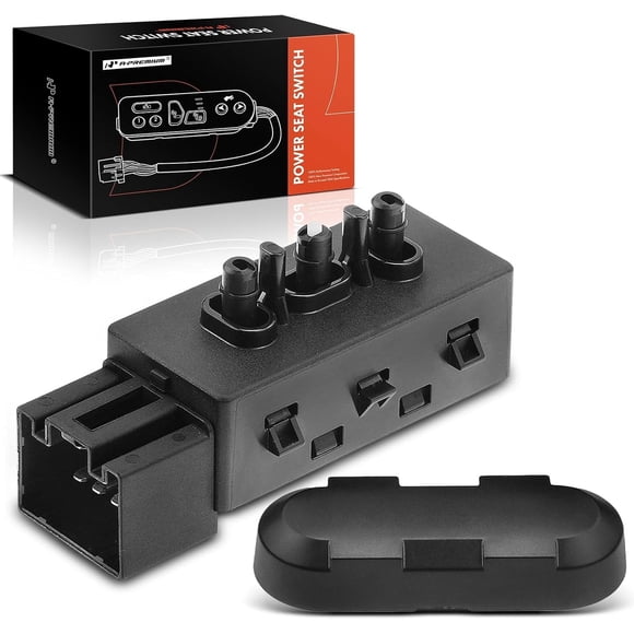 A-Premium 6 Ways Power Seat Switch Compatible with Ford Lincoln & Mercury Vehicles - F-150 Escape Explorer Super Duty Freestyle Mustang Taurus Milan Sable & More - # SW7258, 9L3Z14A701A, 5F9T14B709AA