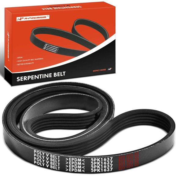 A-Premium 64.44 Inch Engine Serpentine Drive Belt Compatible with Saturn SC1 1993-2002, SL 1993-2002, SL1 1993-2002, SW1 1993-1999, L4 1.9L
