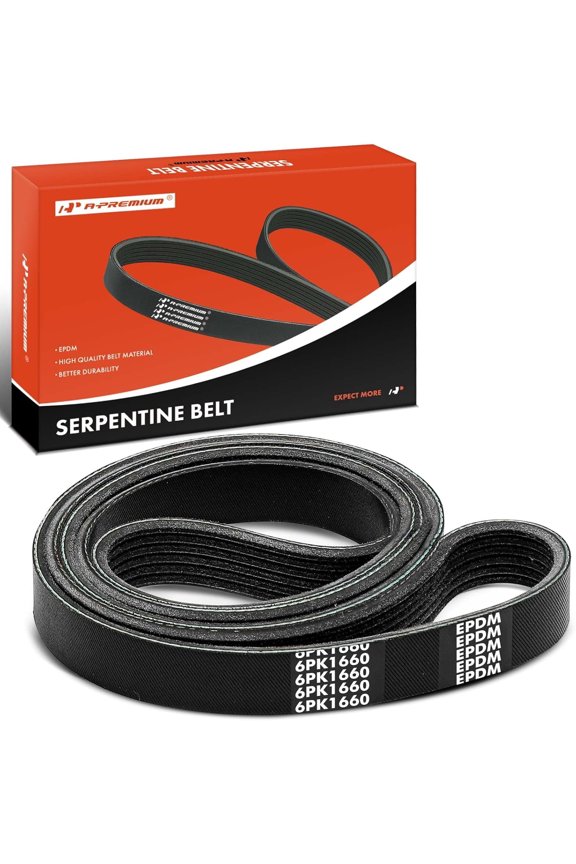 65.16 Inch Engine Serpentine Drive Belt Compatible with Subaru Legacy Outback 2010 2011 2012 GAS 2.5L