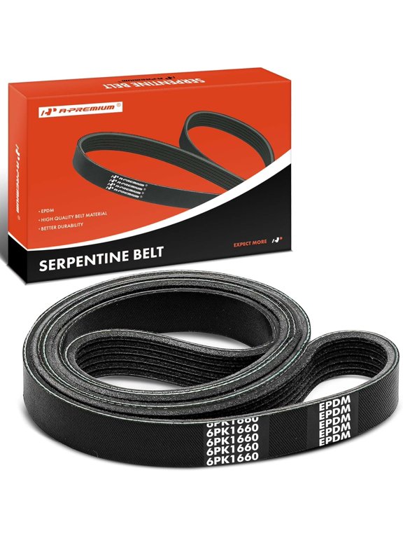 65.16 Inch Engine Serpentine Drive Belt Compatible with Subaru Legacy Outback 2010 2011 2012 GAS 2.5L
