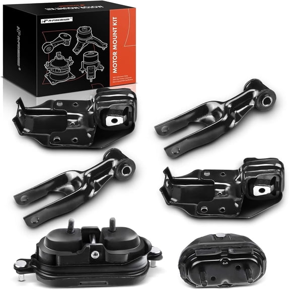 A-Premium 6PCS Engine Motor Mount Transmission Mount Torque Strut Mount Set Compatible with Chevrolet Monte Carlo 1995-1999 3.1L/2000-2005 3.4L/1998-1999 3.8L, Lumina 1995-2001 3.1L/1998-1999 3.8L