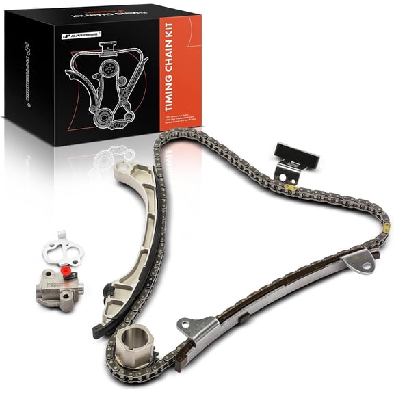 A-Premium 6PCS Engine Timing Chain Kit W/Sprocket & Tensioner & Guide Compatible with Toyota, Lexus & Scion - Camry, RAV4, Highlander, Sienna, Avalon, Venza, ES300h, NX300h, tC - L4 2.5L 2.7L