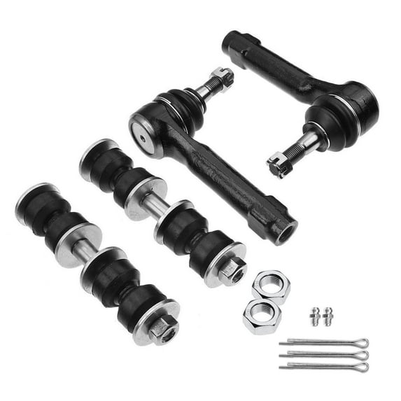 A-Premium 6Pc Front Suspension Kit Lower Control Arm Sway Bar Link Outer Tie Rod End Compatible with Chevy Impala (Limited) Venture Pontiac Grand Prix Montana Trans Sport Olds Silhouette