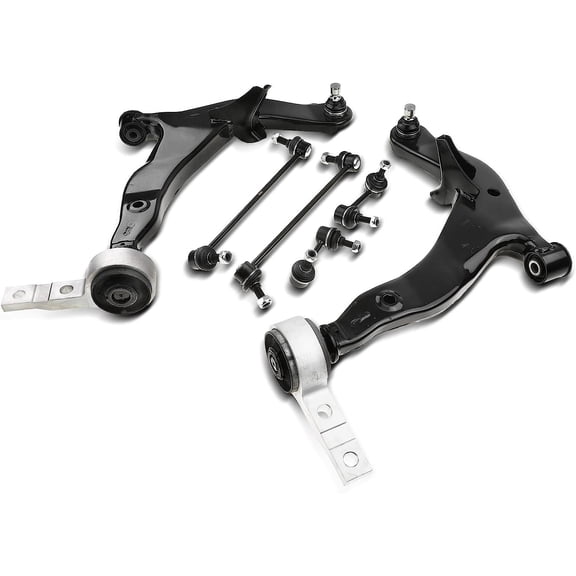 A-Premium 6Pcs Front Rear Suspension Kit Lower Control Arm and Ball Joint Assembly Sway Bar Link Stabilizer Bar Link Compatible with Nissan Murano 2003-2007 V6 3.5L