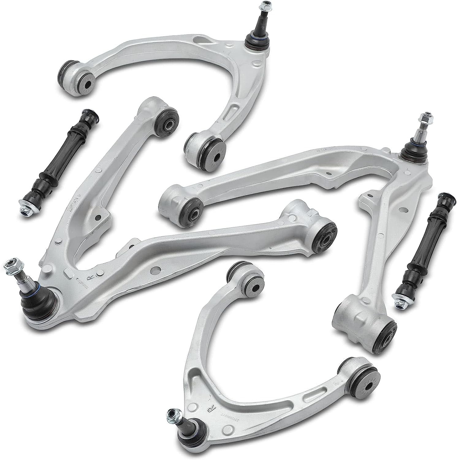 A-Premium 6Pcs Front Lower Control Arms and Ball Joints Assembly Sway Stabilizer Bar Links Outer Tie Rod Ends Compatible with Nissan Se : A-Premium 6Pcs Front Suspension Kit, Lower Control Arm