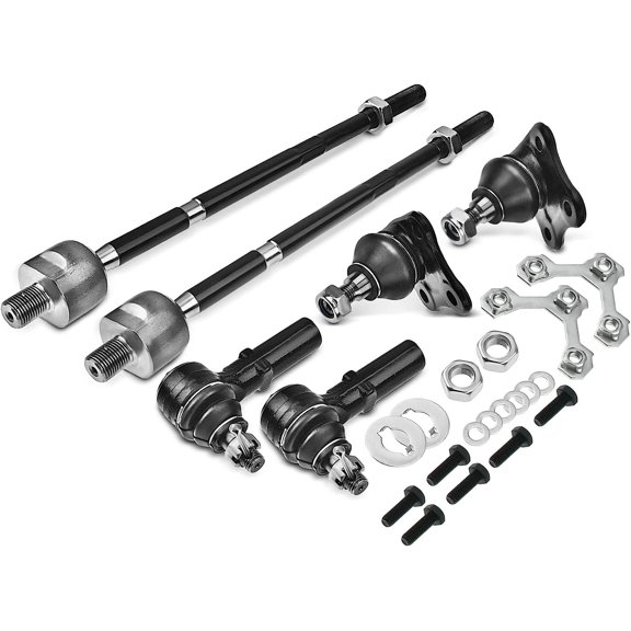 A-Premium 6Pcs Front Tie Rod End Lower Ball Joint Compatible with Volkswagen Jetta 1999-2005 Golf 1999-2006 Beetle 1998-2007 Replace# K90355, ES3524, EV400