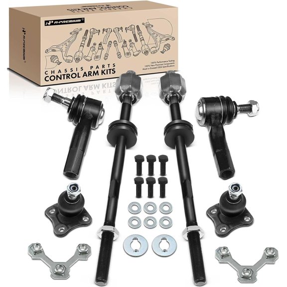 A-Premium 6Pcs Front Tie Rod End Lower Ball Joint Compatible with Volkswagen Jetta 1999-2005 Golf 1999-2006 Beetle 1998-2007